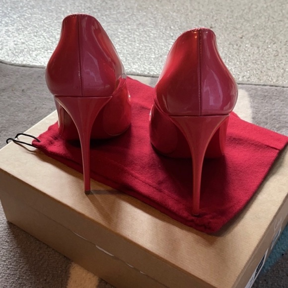 CHRISTIAN LOUBOUTIN So Kate 120 Patent Leather Hot Pink - Picture 6 of 10